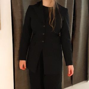 Women's black suit jacket